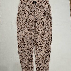 Victoria’s Secret Pink Leopard Jogger Pajama Pants